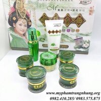 BỘ MỸ PHẨM DANXUENILAN HOÀNG CUNG XANH 7IN1 TRỊ NÁM TÀN NHANG DƯỠNG TRẮNG DA