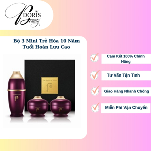 Bộ mỹ phẩm dưỡng da hoàn lưu cao Whoo