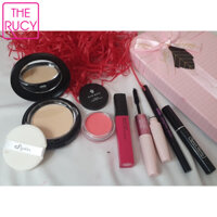 Bộ mỹ phẩm The Rucy BL8 Hàn Quốc 6 món phấn phủ+chì+ bút kẻ mắt+ mascara+ son dưỡng và son kem