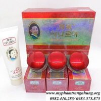 BỘ MỸ PHẨM TRỊ NÁM TRẮNG DA DECHANGKUM NẮP ĐỎ THÂN VÀNG 4IN1 HÀN QUỐC