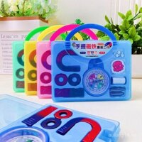 Bộ nam châm giảng dạy, thanh nam châm hình chữ U, vòng nam châm hình ngựa, bộ thí nghiệm học tập, nam châm kết hợp