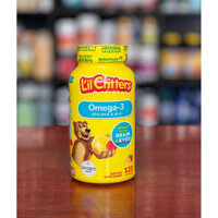 Bổ não, bổ mắt cho bé với kẹo gấu omega 3 Lil Critters Omega-3 DHA Gummy Fish 120 viên