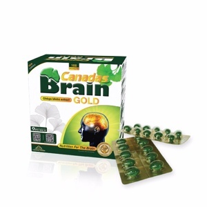 Bổ não Canadas Brain Gold hộp 100 viên