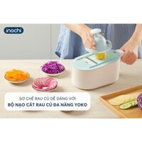 Bộ nạo cắt rau củ tích hợp rổ đựng đa năng Yoko (thương hiệu Inochi)