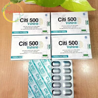 Bổ Não CITI 500 VSHINE - Hỗ Trợ Giảm Đau đầu hoa mắt chóng mặt rối loạn tiền đình suy giảm trí nhớ Hộp 30 viên