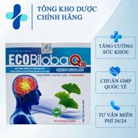 Bổ não ECO BILOBA Q10 - Ginko biloba 240 - Cải thiện trí nhớ, tăng cường lưu thông máu não.