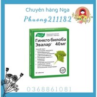 Bổ não Evala ginkgo biloba 40mg của Nga