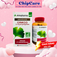 Bổ Não Ginkgo Arkopharma 💥HÀNG CHÍNH HÃNG💥 Viên Uống Bổ Não Tăng Cường Trí Nhớ Hộp 150 viên