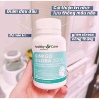 BỔ NÃO GINKGO BILOBA 2000 HEALTHY CARE - 100V