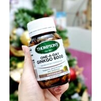 Bổ não Ginkgo Biloba 6000mg Thompson's 60 Viên
