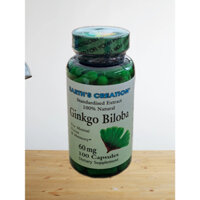 Bổ não Ginkgo Biloba 60mg USA 100 viên