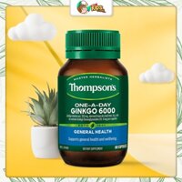 Bổ não Ginkgo Biloba Thompson's 6000mg 60 Viên của Úc - Ginkgo Thompson's