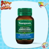 Bổ não Ginkgo Biloba Thompson's 6000mg 60 viên của Úc