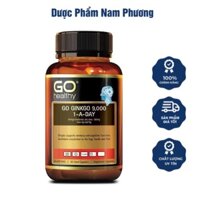 Bổ Não Go Healthy Ginkgo 9000+ Hoạt Huyết Dưỡng Não Tăng Cường Tuần Hoàn Não Cải Thiện Trí Nhớ Tăng Khả Năng Tập Trung