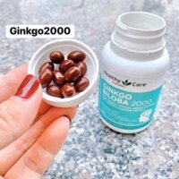 Bổ não Healthy Care Ginkgo Biloba 2000mg của Úc 100 viên