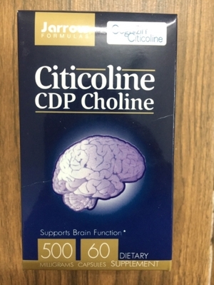 Bổ não, hồi phục chức năng Citicoline Cdp Choline Jarrow Formulas 250mg 60 viên