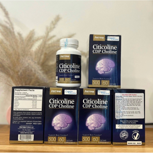 Bổ não, hồi phục chức năng Citicoline Cdp Choline Jarrow Formulas 250mg 60 viên