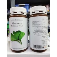 Bổ não Sanct Bernhard Ginkgo Kapsel 75mg, lọ 240 viên của Đức