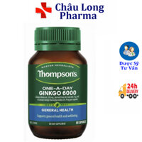 Bổ não tăng cường trí nhớ [Úc] Ginkgo Biloba 6000mg Thompson's