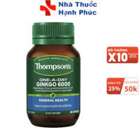 Bổ não tăng cường trí nhớ [Úc] Ginkgo Biloba 6000mg Thompson's