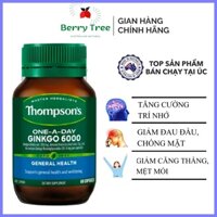 Bổ não tăng cường trí nhớ Thompson Ginkgo Biloba 6000mg (BR)
