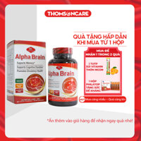 Bổ não, tăng cường trí nhớ, tập trung Alpha Brain từ Olympian Labs Mỹ Hộp 60 viên từ Ginkgo biloba 120mg