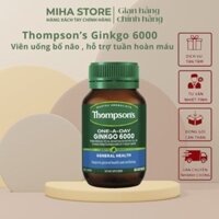 Bổ não Thomson Ginkgo Biloba 6000mg Úc