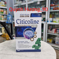 Bổ não tiền đình CERIA EXTRA CITICOLINE ginkgo biloba 200 lọ 30v giúp hoạt huyết,giảm hoa mắt,chóng mặt,tê bì tây chân