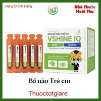 Bổ não Trẻ em VSHINE IQ - Bổ sung DHA,choline hỗ trợ tốt cho não,thông minh ,tăng thị lực (Hộp 30 ống )