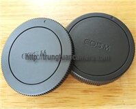 Bộ nắp body và nắp sau lens Canon EOS M loại đẹp