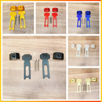 Bộ nắp PÁT tăng sên âm  Ex150/155 KÈM NẸP GẤP và  2 ỐC CNC lên anode màu cực đẹp