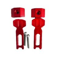 Bộ nắp pát tăng sên có nẹp ex150 kèm 2 ốc CNC cực nét(màu đỏ)