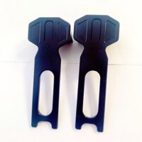 Bộ nắp tăng sên âm kèm nẹp gắp ex150/155_tặng ốc inox tăng sên_cnc anode đen bóng MS02