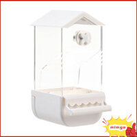 Bộ nạp tự động Gigicloud Vẹt, Không lộn xộn cho chim ăn cho lồng có hộp ngăn kéo đáy kéo, Hộp đựng thực phẩm hạt Cockatoo cho vẹt đuôi dài Budgies Canary