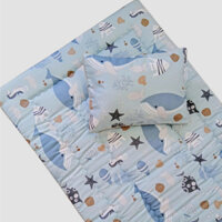 Bộ nệm gối tencel cho bé đi nhà trẻ, mẫu giáo, tiểu học chuẩn đẹp, siêu mềm mại