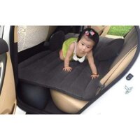 Bộ nệm hơi và gối cho ghế sau ô tô loại dày kèm bơm tiện lợi