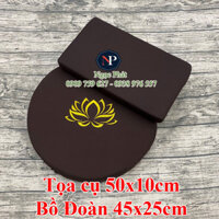 Bộ Nệm Ngồi Thiền Phật Giáo, Sang Trọng Giúp Thư Giãn, Giảm Mệt Mỏi - Tọa Cụ Và Bồ Đoàn Trang Nhã