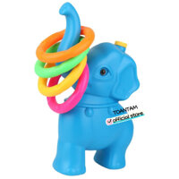 bộ ném vòng hình chú coi bằng nhựa + 4 vòng cho bé