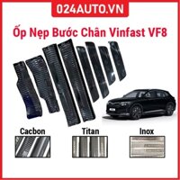 Bộ nẹp bước chân trong ngoài vân titan xe điện Vinfast VF8