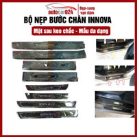 Bộ  nẹp bước chân trong ngoài  Innova 2024-2025  mạ titan cao cấp
