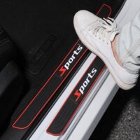 Bộ Nẹp Cao Su bước chân SPORT , Nẹp Cao Su chống chầy ô tô logo SPORT