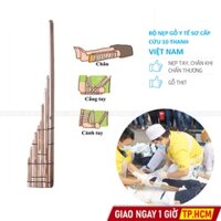 Bộ Nẹp Gỗ Y Tế Sơ Cấp Cứu (10 Thanh) Việt Nam