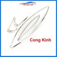 Bộ nẹp viền chân kính cong kính Kia K3 2021-2022-2023-2024 Inox sáng bóng chuẩn form xe - Cong kính
