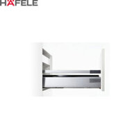 Bộ ngăn kéo, Alto, chiều cao thành hộc tủ 135mm có thanh ray vuông Chiều dài: 500 mm, Màu trắng lụa