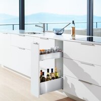 Bộ ngăn kéo Blum Space-Twin-Legrabox-M-C inox R200-300mm