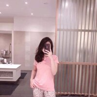 Bộ ngố áo cotton quần lanh hoa ngố