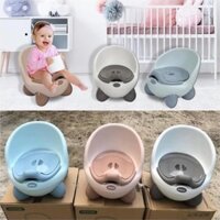 Bô Ngồi Vệ Sinh Cho Trẻ Em Có Nắp Đậy Hokori cho bé từ 6 tháng đến 5 tuổi chống trơn trượt có chỗ dựa và khay tiện dụng.
