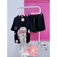 bộ ngủ  bigsize lụa xước vân gỗ 60-90kg