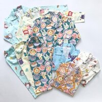 Bộ ngủ dài tay Pijama Cho Bé trai bé gái vải Thô đẹp hút mồ hôi cho bé 1-5 tuổi 10-20kg Nhiều mẫu đáng yêu