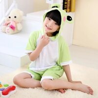 Bộ ngủ hình ếch xanh cho bé chất cotton